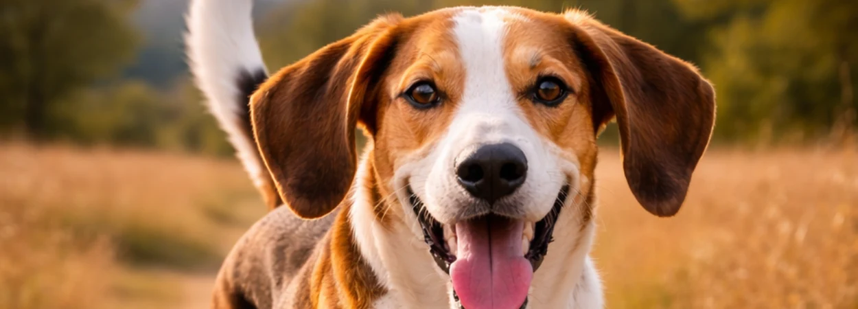 American Foxhound dans la nature