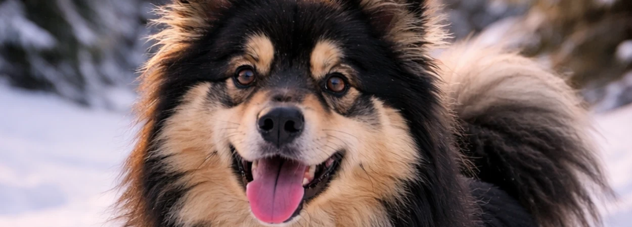 Berger Finnois de Laponie dans la nature