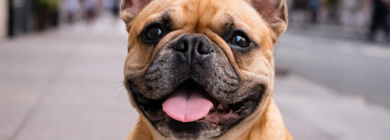 Bouledogue Français dans la nature