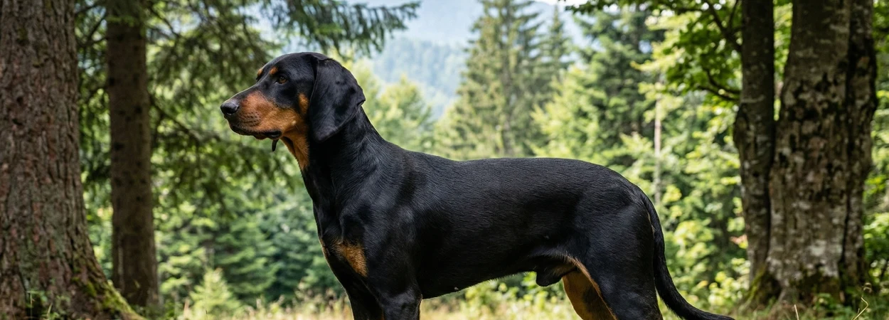 Chien Courant de Transylvanie dans la nature