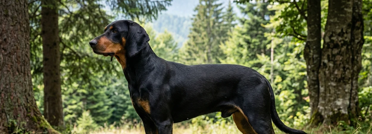 Chien Courant de Transylvanie dans la nature