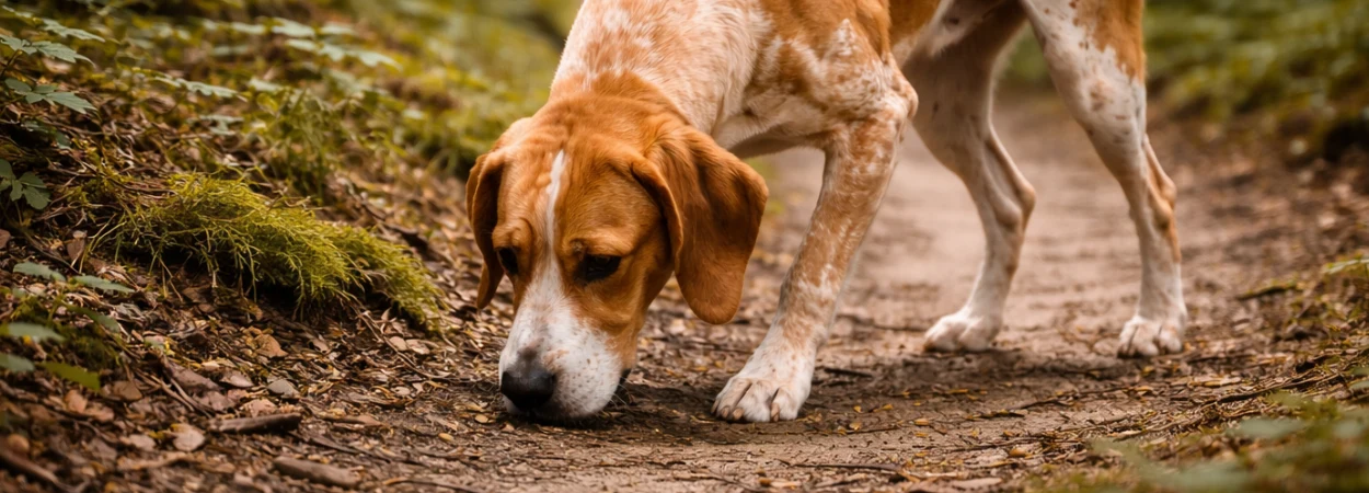Chien d'Arrêt Portugais dans la nature