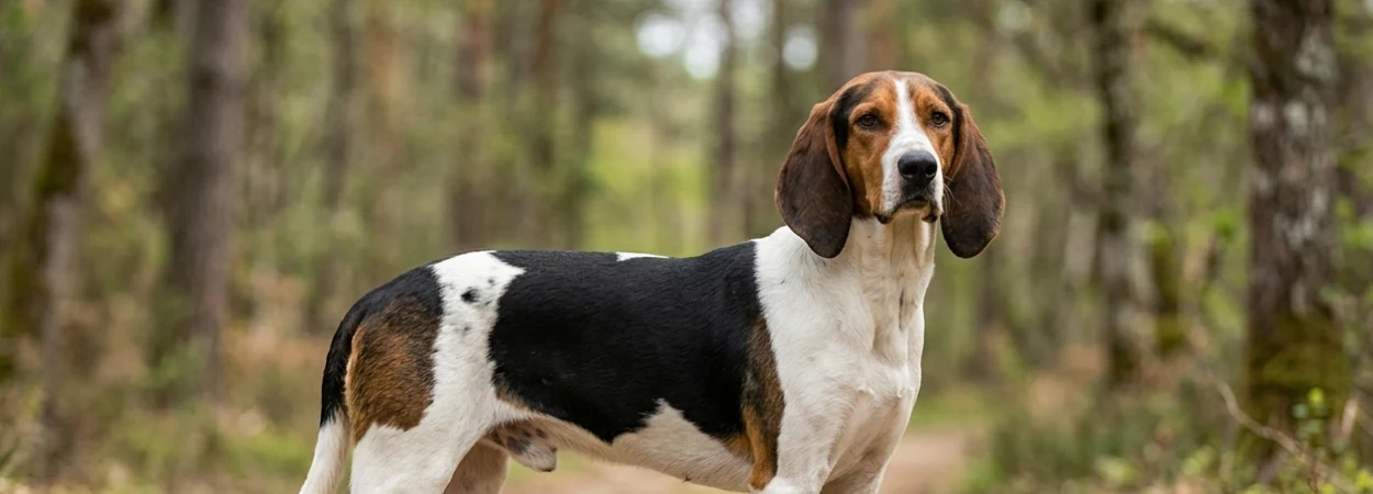 Chien D’artois dans la nature