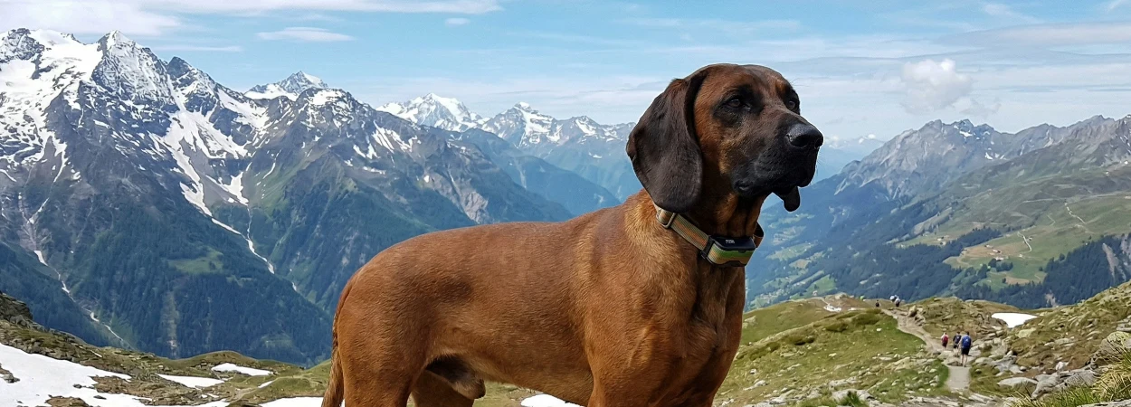 Chien de Montagne Hanovrien dans la nature