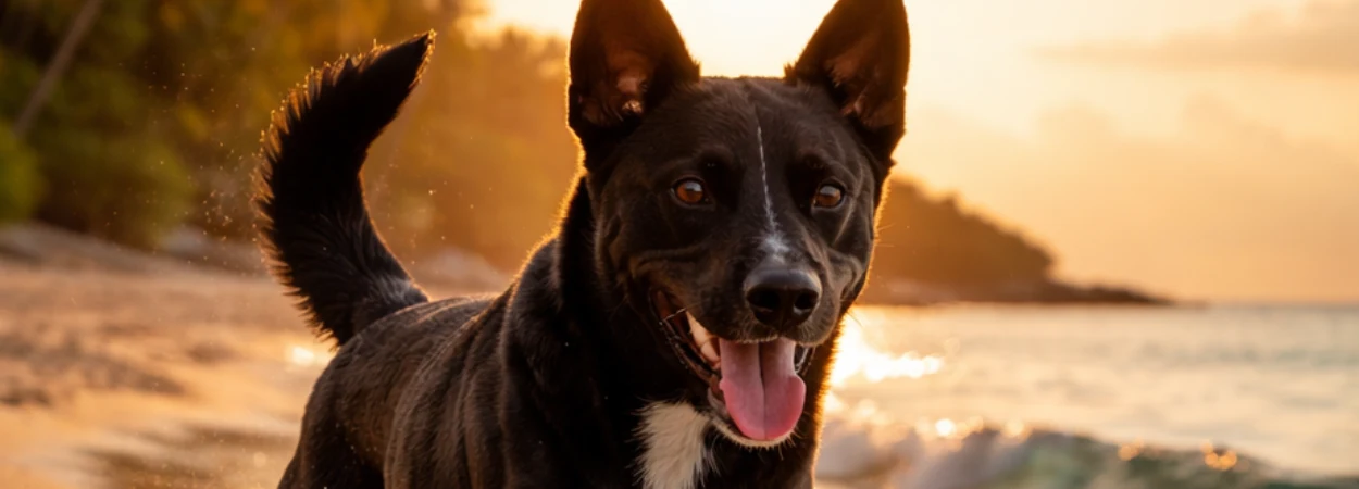 Chien de Taïwan dans la nature