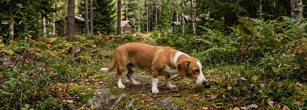 Drever dans la nature