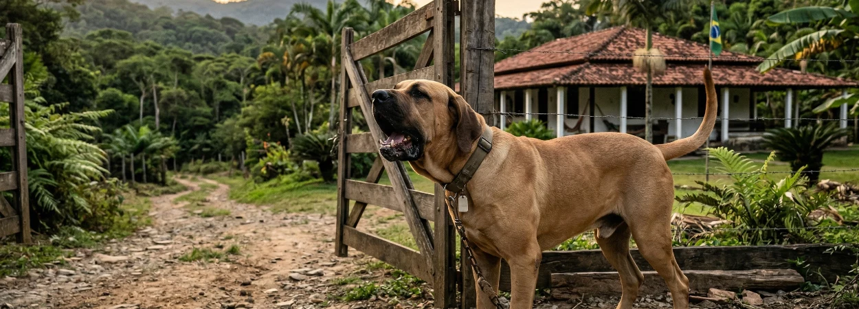 Fila Brasileiro dans la nature