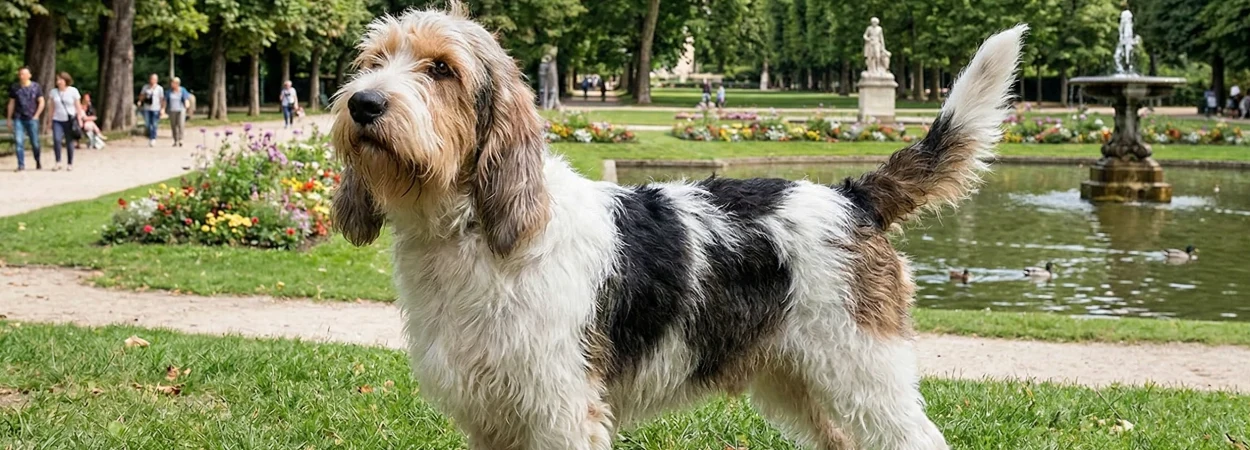 Grand Basset Griffon Vendéen dans la nature