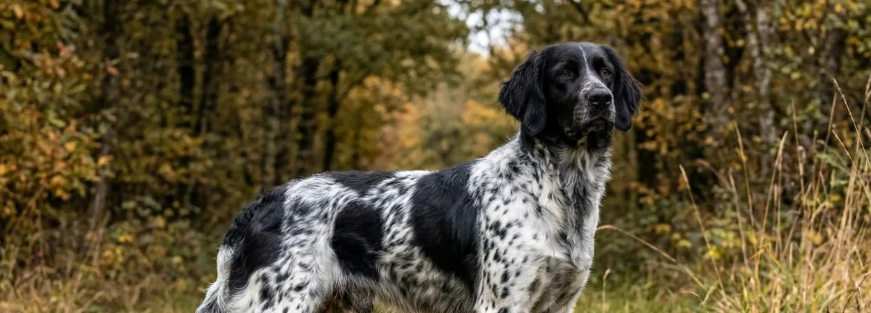 Grand Épagneul de Münster dans la nature