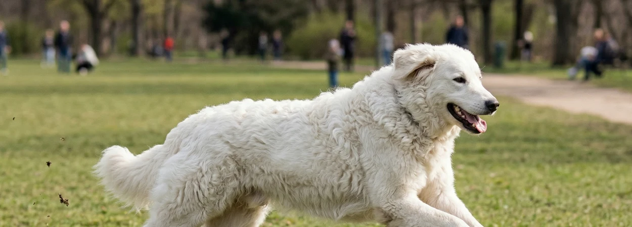 Kuvasz dans la nature