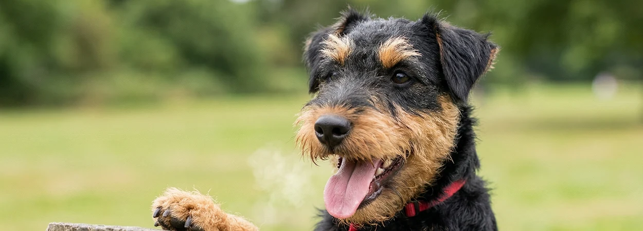 Lakeland Terrier dans la nature