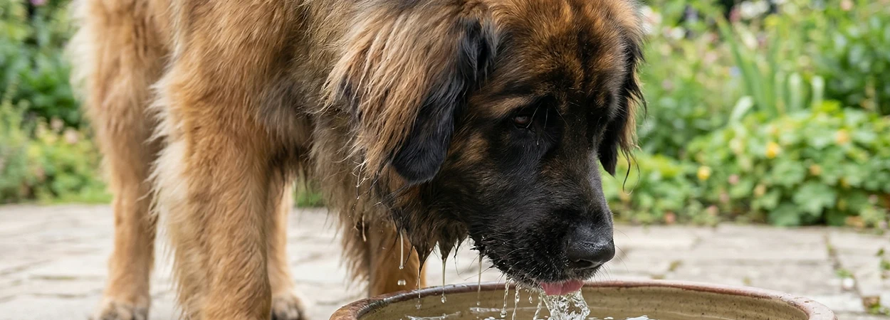 Leonberg dans la nature