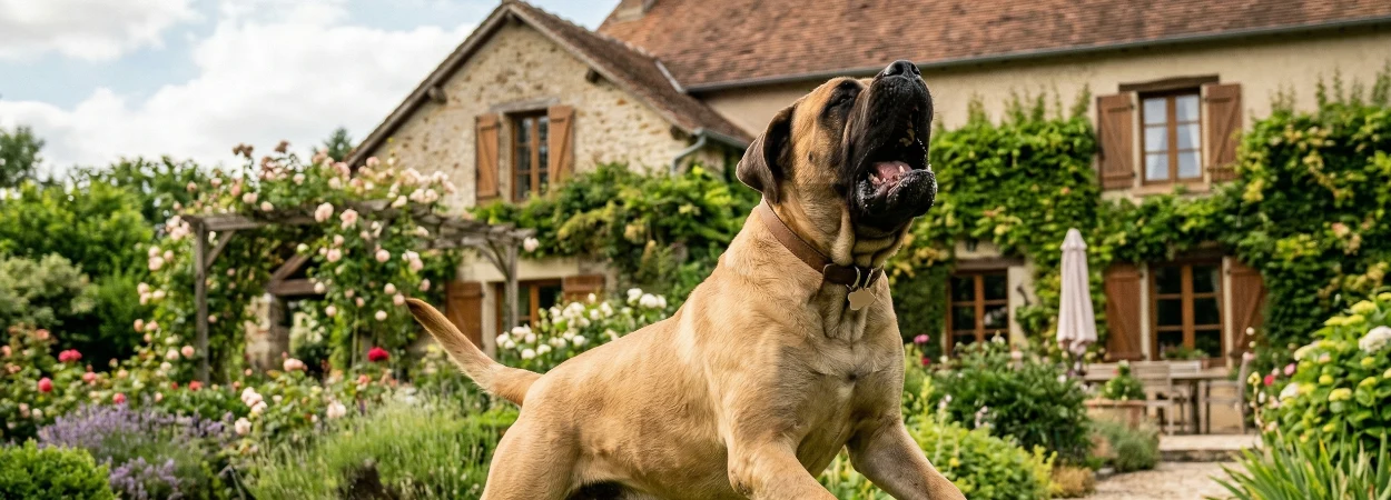 Mastiff dans la nature