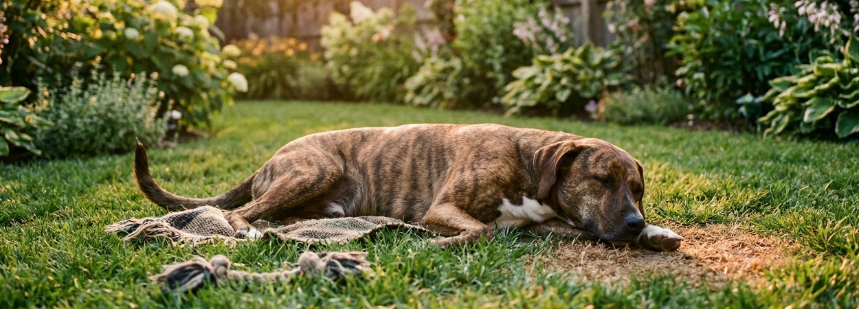 Mountain Cur dans la nature