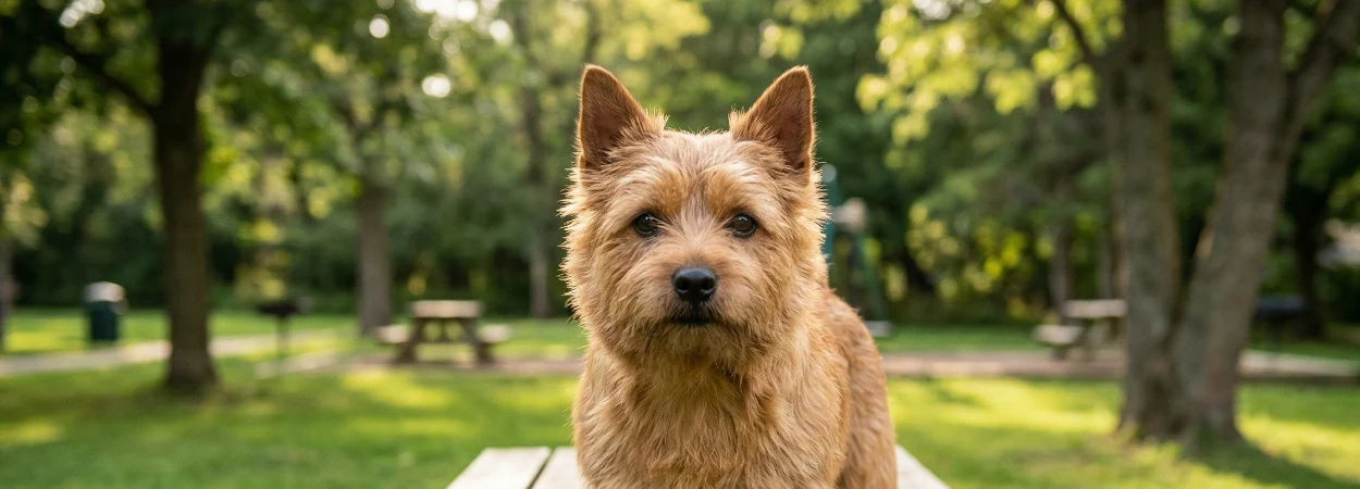 Norwich Terrier dans la nature