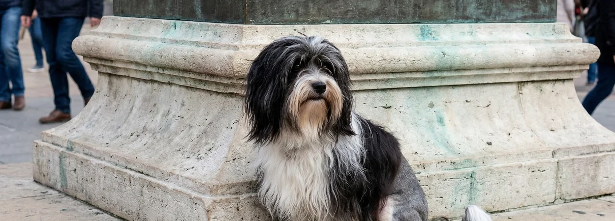 Petit Chien Lion dans la nature