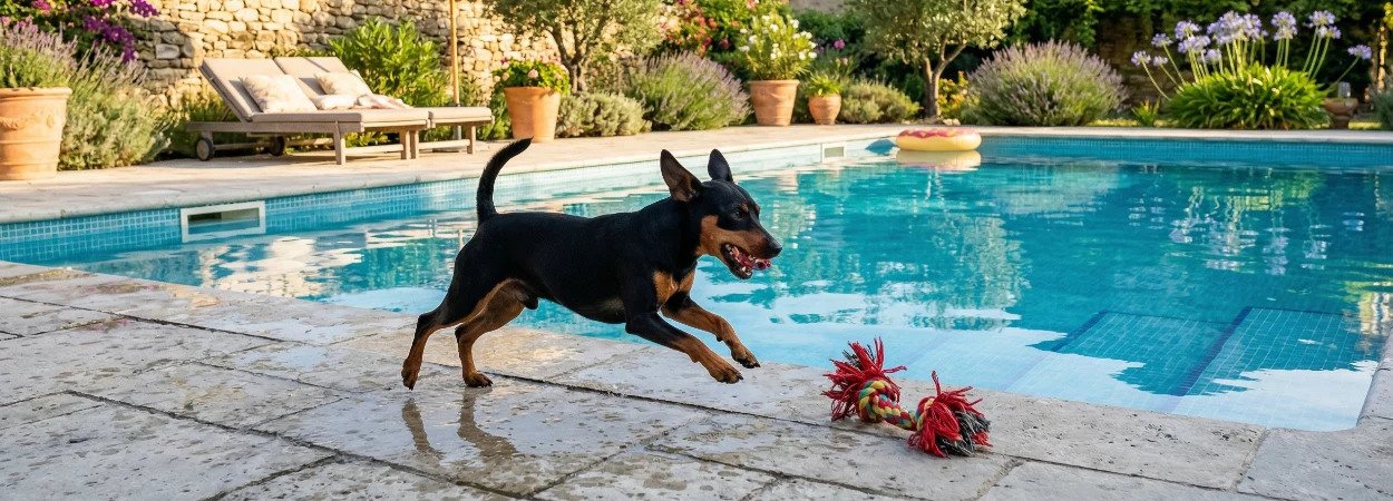 Pinscher Nain dans la nature