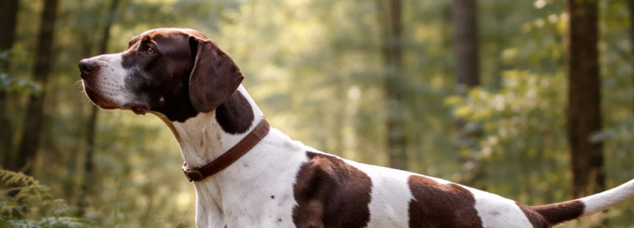 Pointer Anglais dans la nature