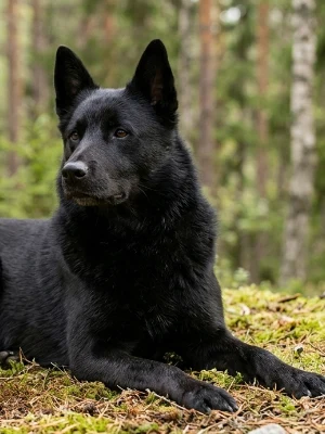 Chien d'Élan Norvégien Noir