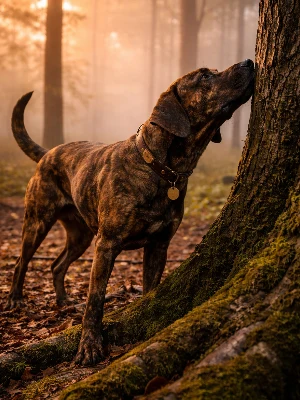 Treeing Tennessee Brindle