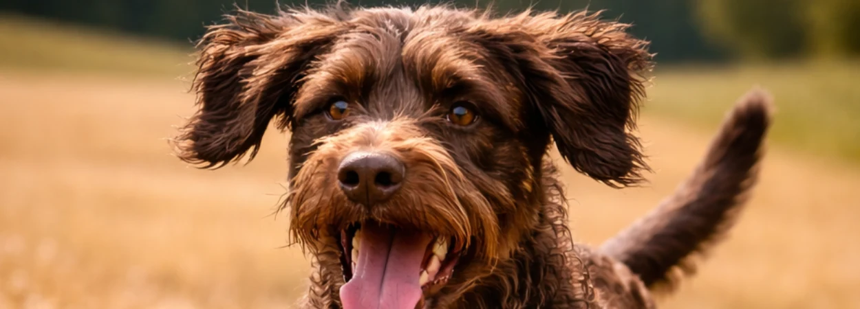 Pudelpointer dans la nature