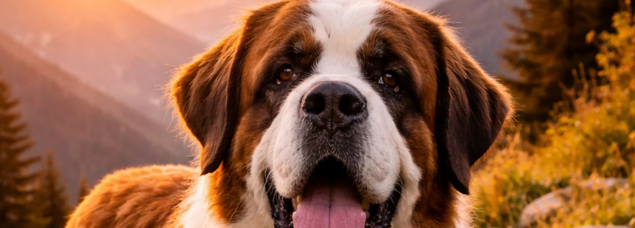 Saint-Bernard dans la nature