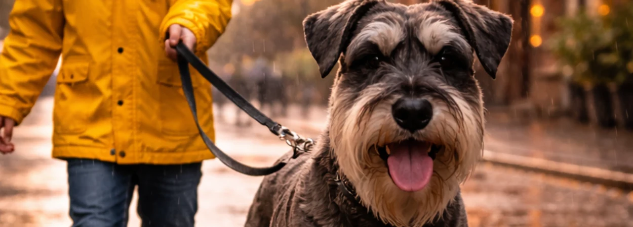 Schnauzer dans la nature