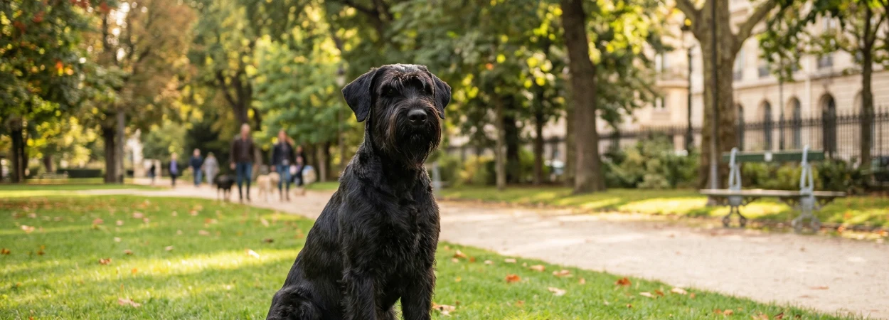 Schnauzer Géant dans la nature