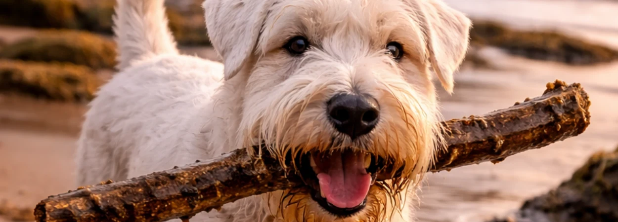 Sealyham Terrier dans la nature