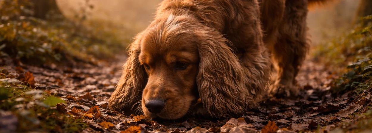 Sussex Spaniel dans la nature