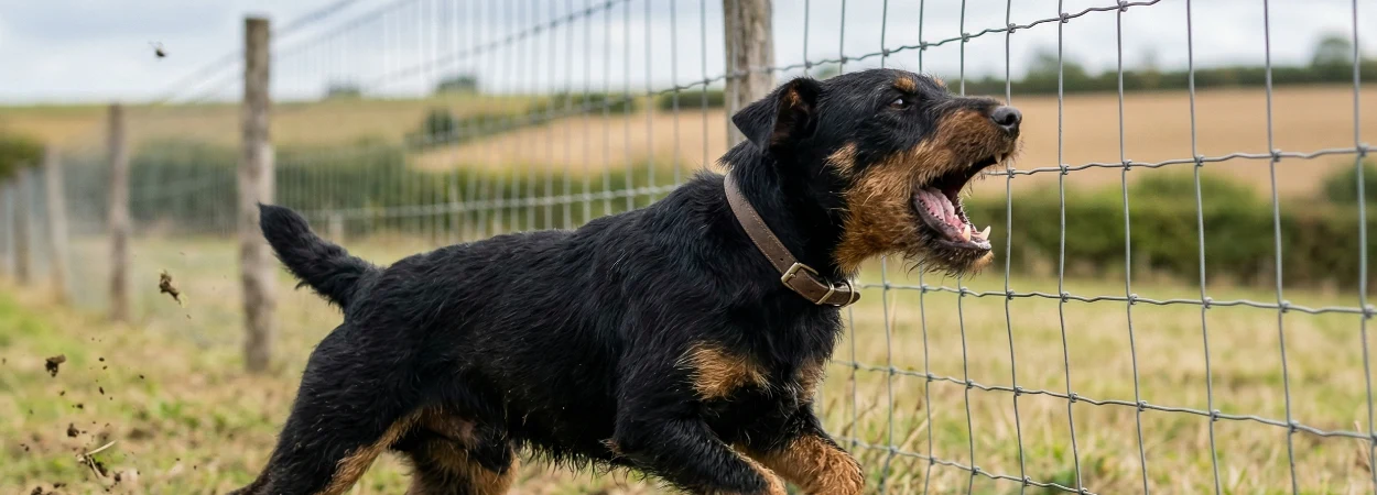 Terrier de Chasse Allemand dans la nature