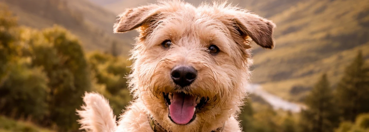 Terrier Irlandais à Poil Doux dans la nature