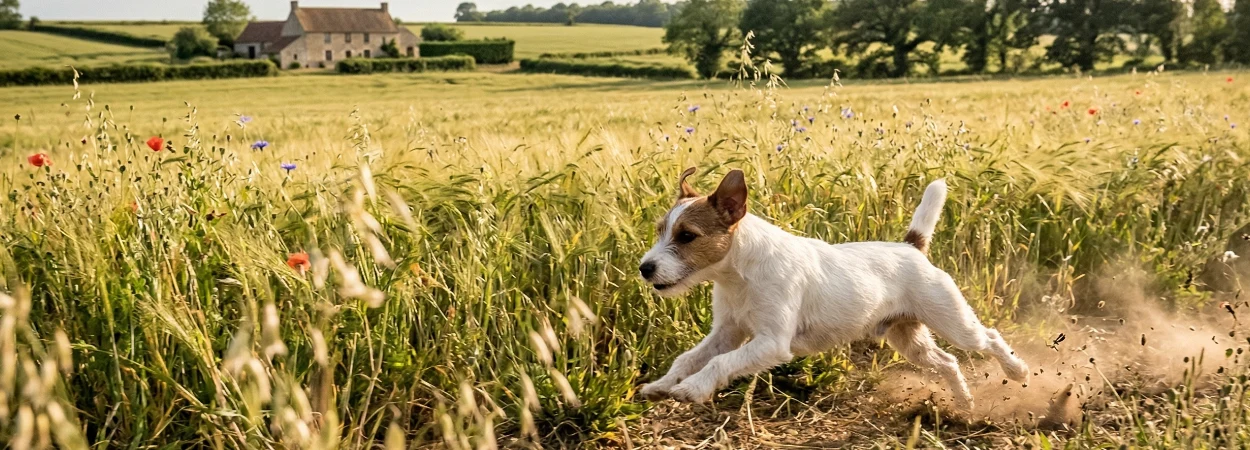 Terrier du Révérend Russell dans la nature