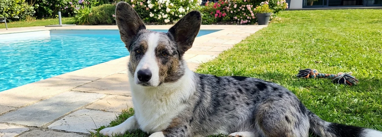 Welsh Corgi Cardigan dans la nature